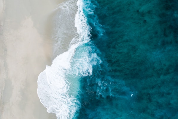 Coastal path and sea